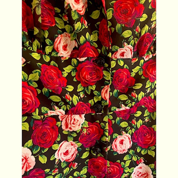 **SOLD** Betsey Johnson Floral Midi - Picture 3 of 5